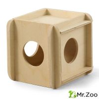 Triol (Триол) Игрушка-кубик для мелких животных деревянный 115*100*100 мм