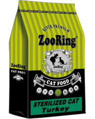 ZooRing корм для кошек Sterilized Cat Turkey (Индейка)
