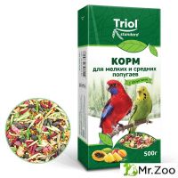 Triol (Триол) Корм для мелких и средних попугаев с фруктами 500 гр