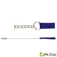 Triol (Триол) Поводок-цепь для собак, нейлоновая ручка