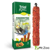 Triol (Триол) Лакомство для мелких и средних попугаев с мёдом 3в1