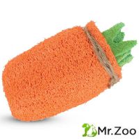 Triol (Триол) Natural Игрушка для мелких животных из люфы "Морковь", 120*55*45 мм