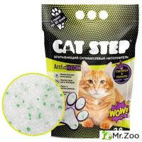 Cat Step Arctic Neon наполнитель для кошачьих туалетов силикагелевый, впитывающий 3,8 л
