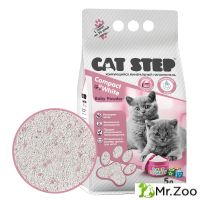 Комкующийся минеральный наполнитель для котят Cat Step Compact White Baby Powder, 5 л