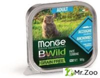 Monge (Монже) Cat Bwild Grain free Adult беззерновые консервы для кошек 100 гр