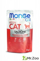Monge (Монже) Grill Pouch Kitten паучи для котят норвежский лосось 85 гр