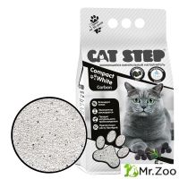 Cat Step (Кэт Степ) Compact White Carbon наполнитель комкующийся, минеральный