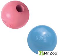 Kong (Конг) Puppy "Мячик" игрушка для щенков под лакомства цвета в ассортименте: розовый, голубой 6 см