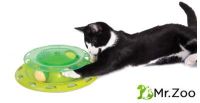 Petstages игрушка для кошек Трек с контейнером для кошачьей мяты
