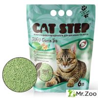 Cat Step (Кэт Степ) Tofu Green Tea Наполнитель для кошачьих туалетов растительный, комкующийся
