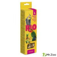 Рио палочки для средних попугаев с тропическими фруктами 2*75 гр