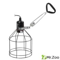 Светильник для террариума на зажиме Repti-Zoo 08RL, металлическая сетка, 200Вт, 142 мм