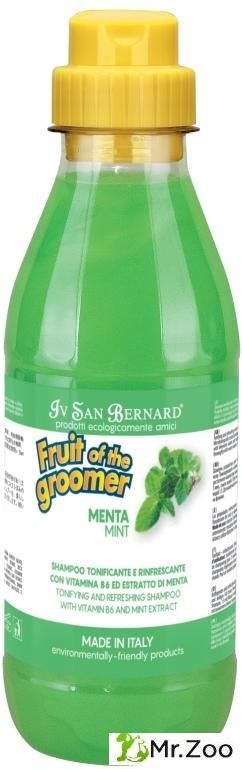 Iv San Bernard (Ив Сен Бернард) Fruit of the Grommer Mint Шампунь для любого типа шерсти с витамином В6