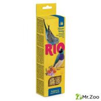 Рио палочки для волнистых попугайчиков и экзотов с мёдом 2*40 гр