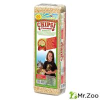 Chipsi Strawberry Клубника, древесный, ароматизированный наполнитель для грызунов 1 кг