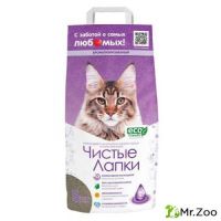 Наполнитель для кошек Чистые Лапки Eco-Friendly комкующийся, ароматизированный 5 кг