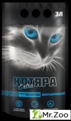 Котяра Extra наполнитель силикагелевый для кошачьих туалетов 3 л