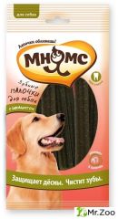 Мнямс Зубные палочки для собак с эвкалиптом, 6 шт*20 гр, 12 см