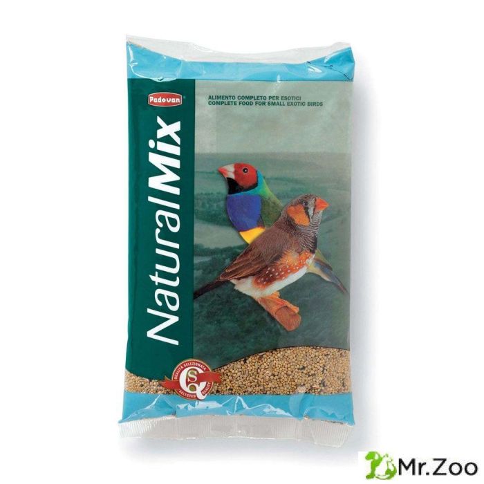 Корм Padovan NATURALMIX esotici основной для экзотических птиц