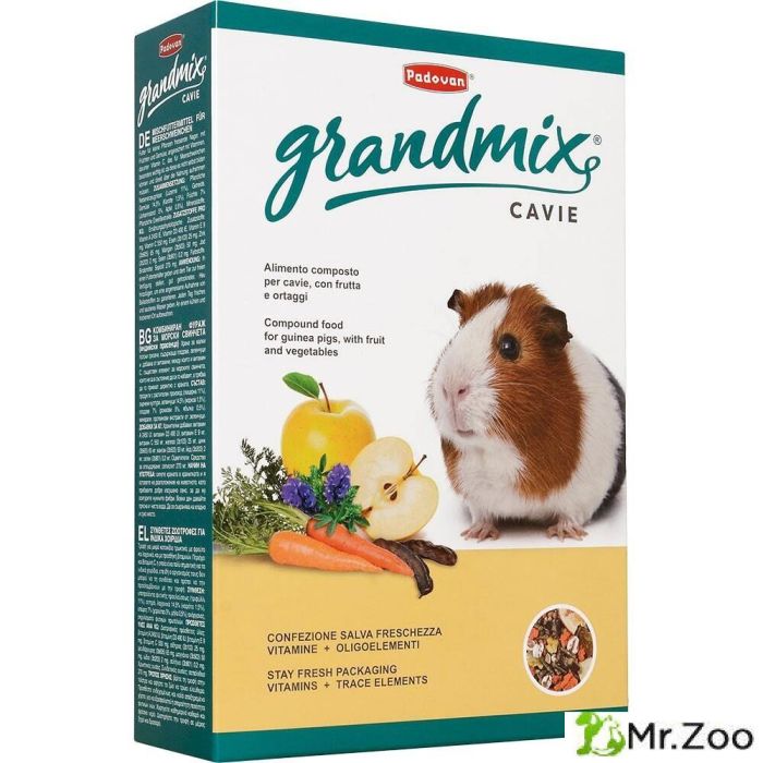 Корм Padovan GRANDMIX cavie комплексный для морских свинок с витамином С