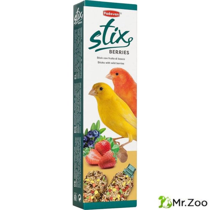 Лакомство Padovan STIX BERRIES для канареек палочки ягодные