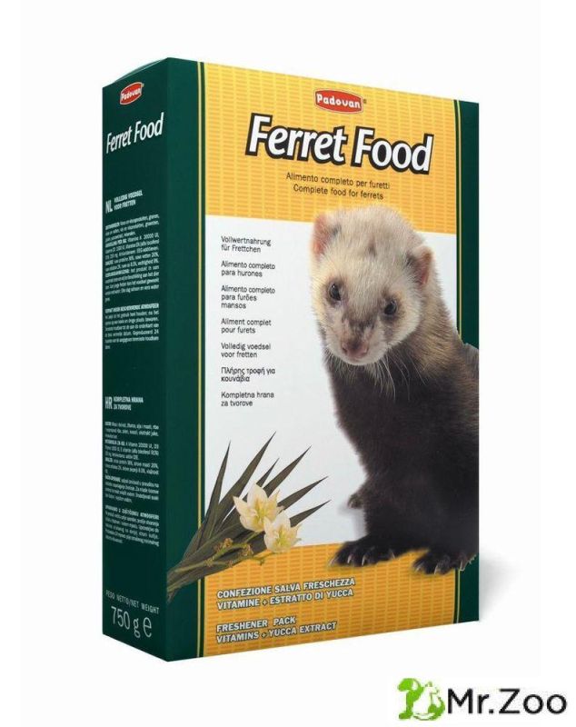Корм Padovan FERRET FOOD комплексный для хорьков