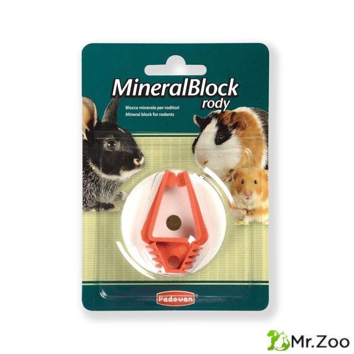 Минеральная добавка Padovan MINERALBLOCK rody для грызунов минеральный блок