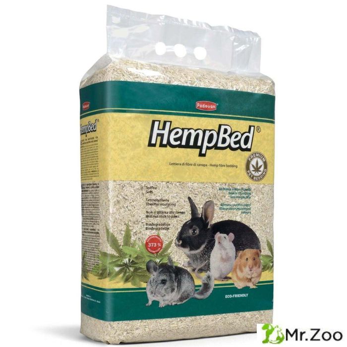 Подстилка Padovan HEMP BED из пенькового волокна для мелких домашних животных, кроликов, грызунов
