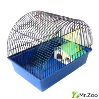 ВАКА клетка для грызунов полукруглая средняя с домиком 385*275*280