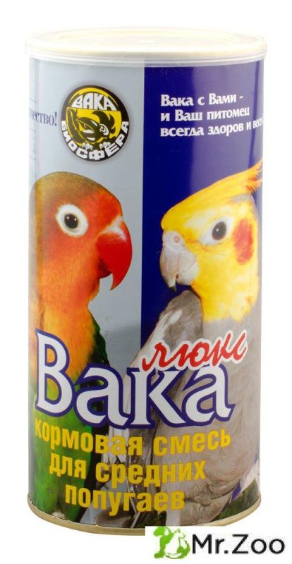 ВАКА ЛЮКС корм для средних попугаев