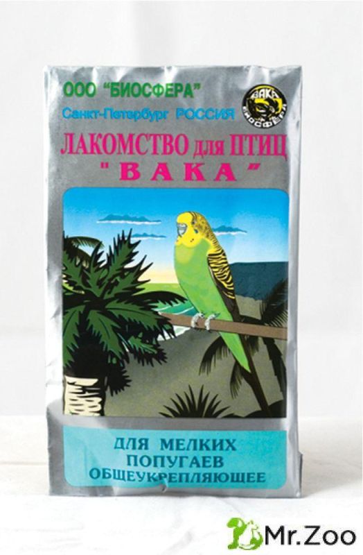 ВАКА витаминное лакомство для мелких попугаев общеукрепляющее