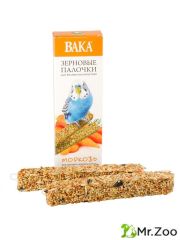 ВАКА зерновые палочки для волнистых попугаев с морковью 2 шт