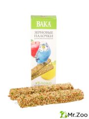 ВАКА зерновые палочки для волнистых попугаев с яблоком 2 шт