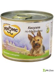Мнямс консервы Касуэла по-Мадридски кролик с овощами для собак