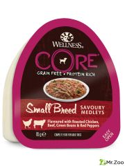 Влажный корм CORE Savoury Medleys для собак мелких пород из курицы с говядиной, зеленой фасолью и красным перцем