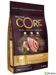 Сухой корм CORE для пожилых собак всех пород из индейки с курицей