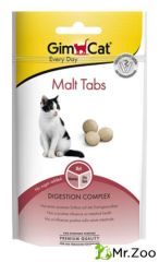 Витамины GimCat Мальт-Табс для выведения шерсти у кошек