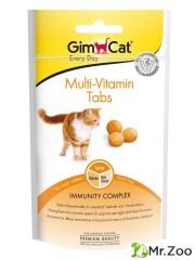 Витамины GimCat Мультивитамин для поддержания здоровья и иммунитета взрослых кошек,