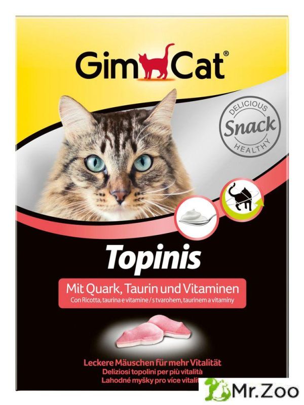 GimCat Витамины для кошек Мышки с творогом и таурином