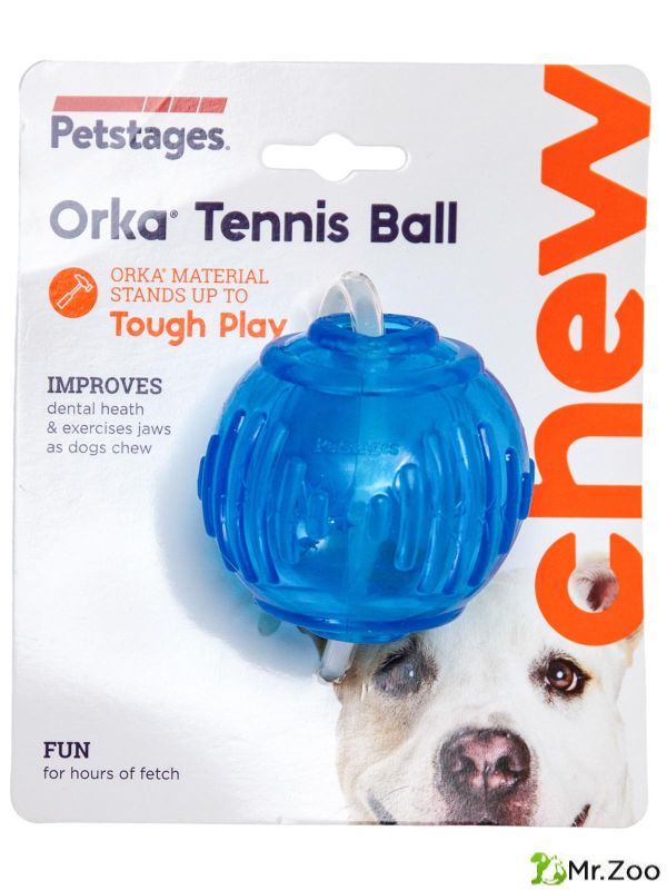 Petstages игрушка для собак "ОРКА теннисный мяч" 6 см