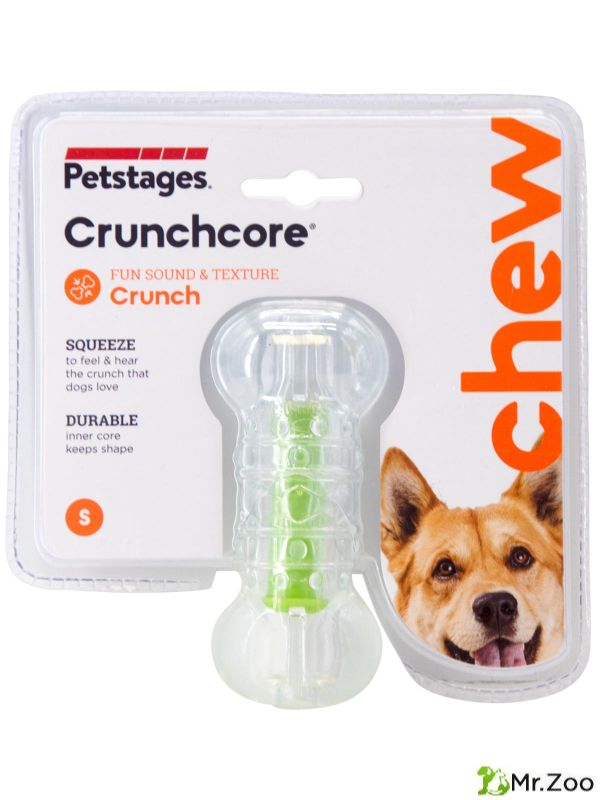 Petstages игрушка для собак "Хрустящая косточка" резиновая 10 см малая