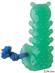 Petstages игрушка для собак Mini "ОРКА гусеница" 12 см