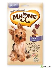 Лакомство Мнямс ассорти для собак мелких пород говядина ягненок, курица