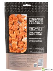 Лакомство Мнямс для собак кубики из мяса утки c треской