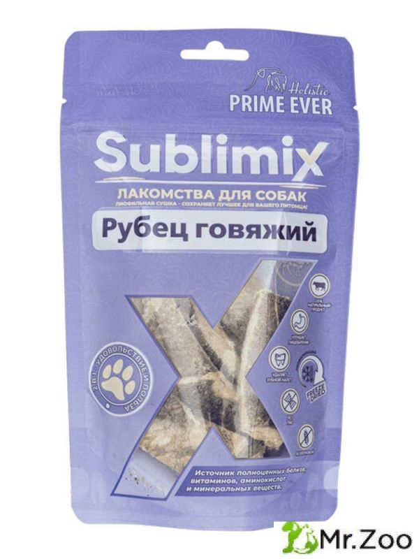Лакомство Prime Ever Sublimix для собак рубец говяжий