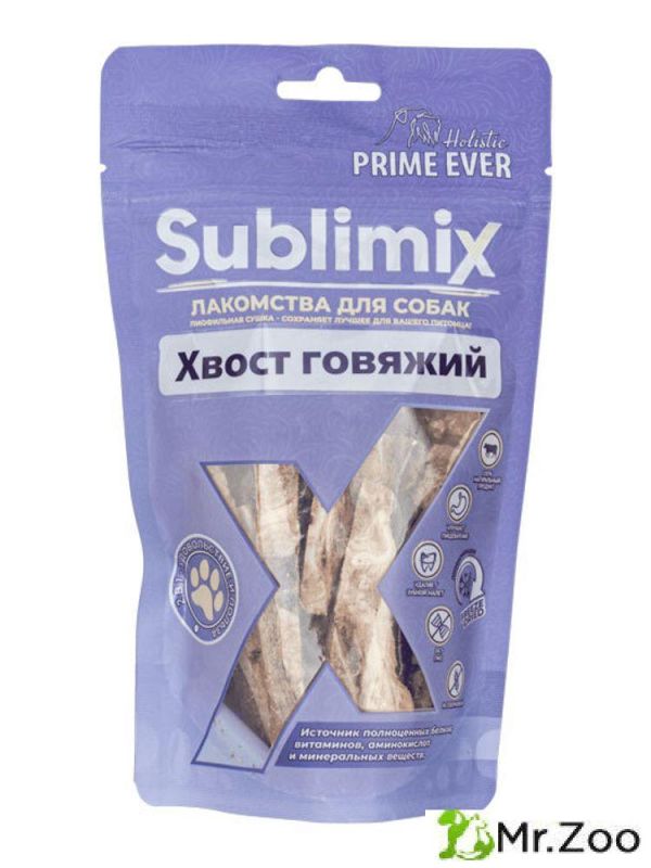 Лакомство Prime Ever Sublimix для собак хвост говяжий