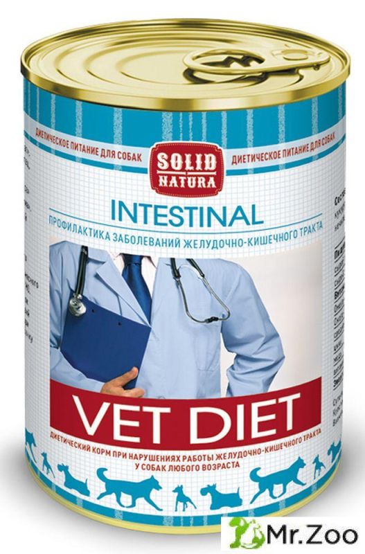 Solid Natura VET Intestinal диета для собак влажный