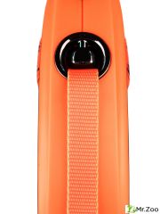 Поводок-рулетка Flexi XTREME S. Лента 5 м. для собак до 20 кг. Оранжевый