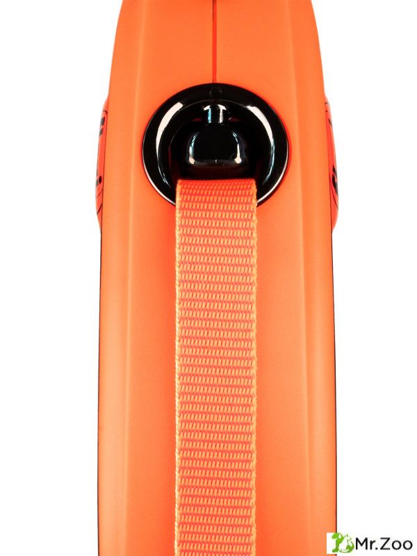 Поводок-рулетка Flexi XTREME S. Лента 5 м. для собак до 20 кг. Оранжевый