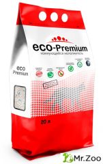 ECO Premium GREEN наполнитель древесный сосна 7,6 кг